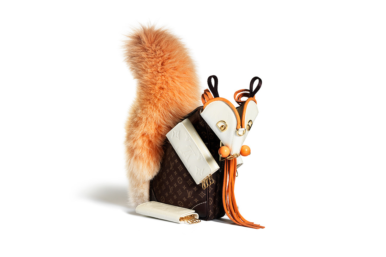 Is this the world's most stylish zoo? Creatures crafted out of Louis Vuitton  handbags on display in Chinese megastore