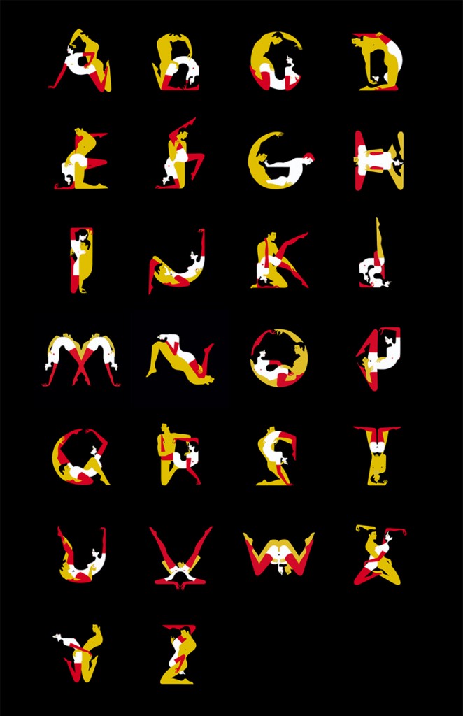 Kama Sutra Alphabet designboom.com 