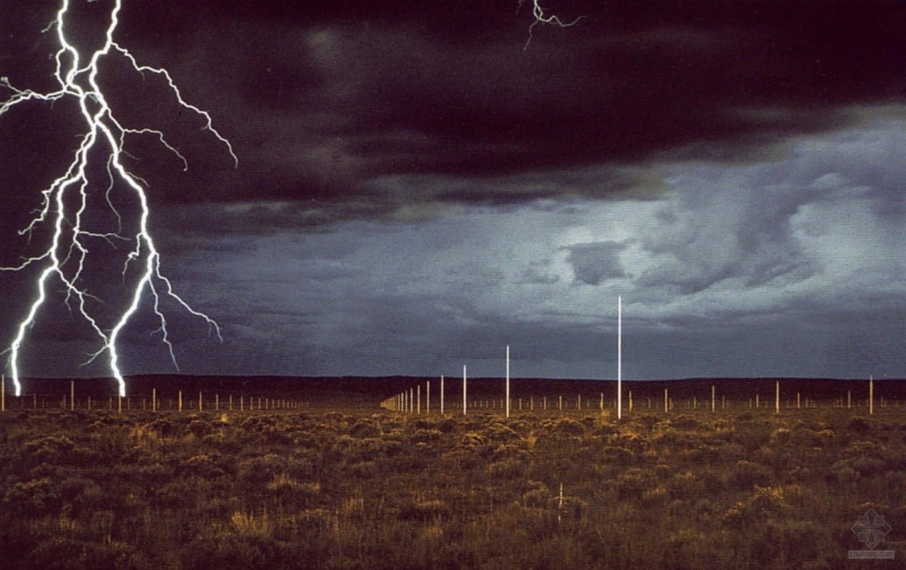 The Lightning Field 1977 photo theguardian.com 