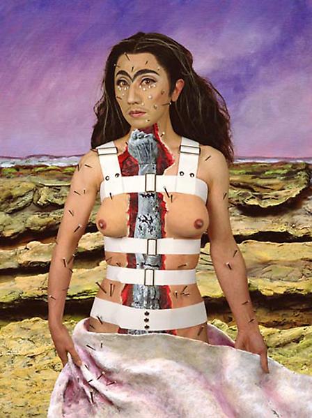Yasumasa Morimura An Inner Dialogue with Frida Kahlo (Standing Firm), 2001 Digital chromogenic print mounted on aluminum