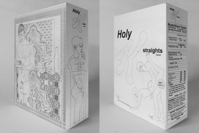 DANIEL ARANGO, Holy K gays cereal and Holy K straights cereal, 2013