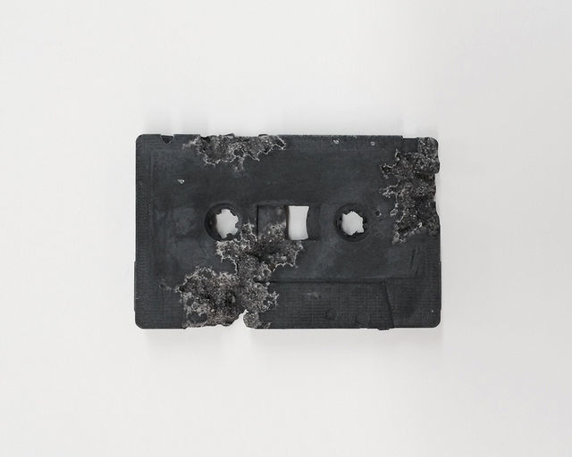 DANIEL ARSHAM, Ash Eroded Cassette Tape, 2014