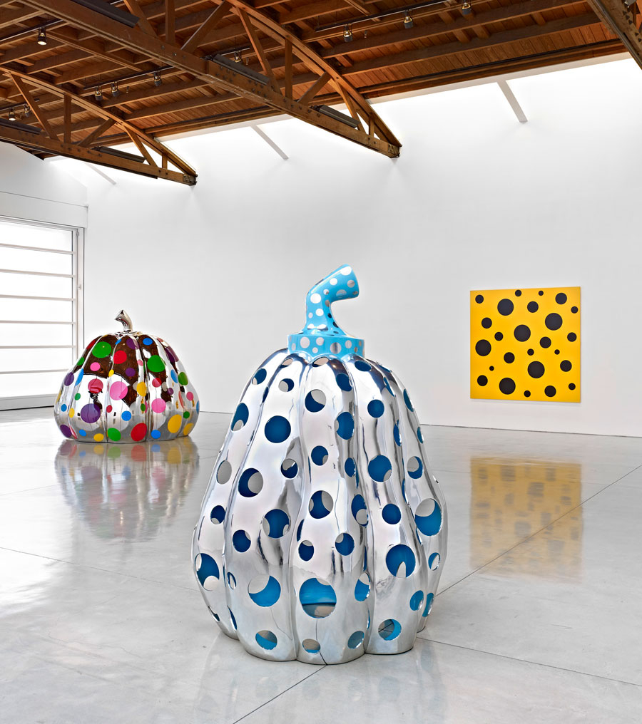 "YAYOI KUSAMA: New Sculptures and Recent Paintings" Installation view Photo by Douglas M. Parker Studio