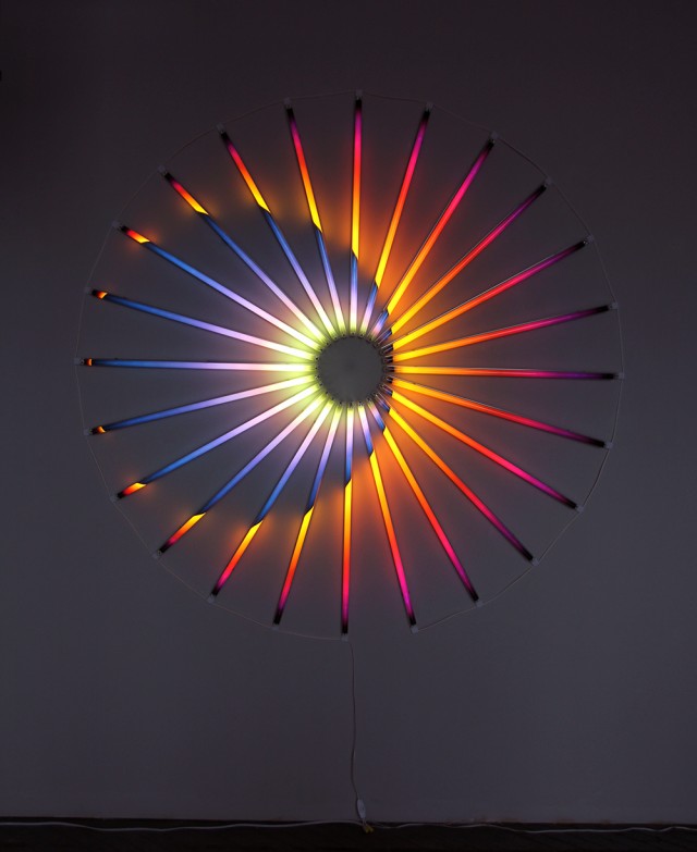 Two Times One Sun (2013) 160cm Diameter Lights, Filters