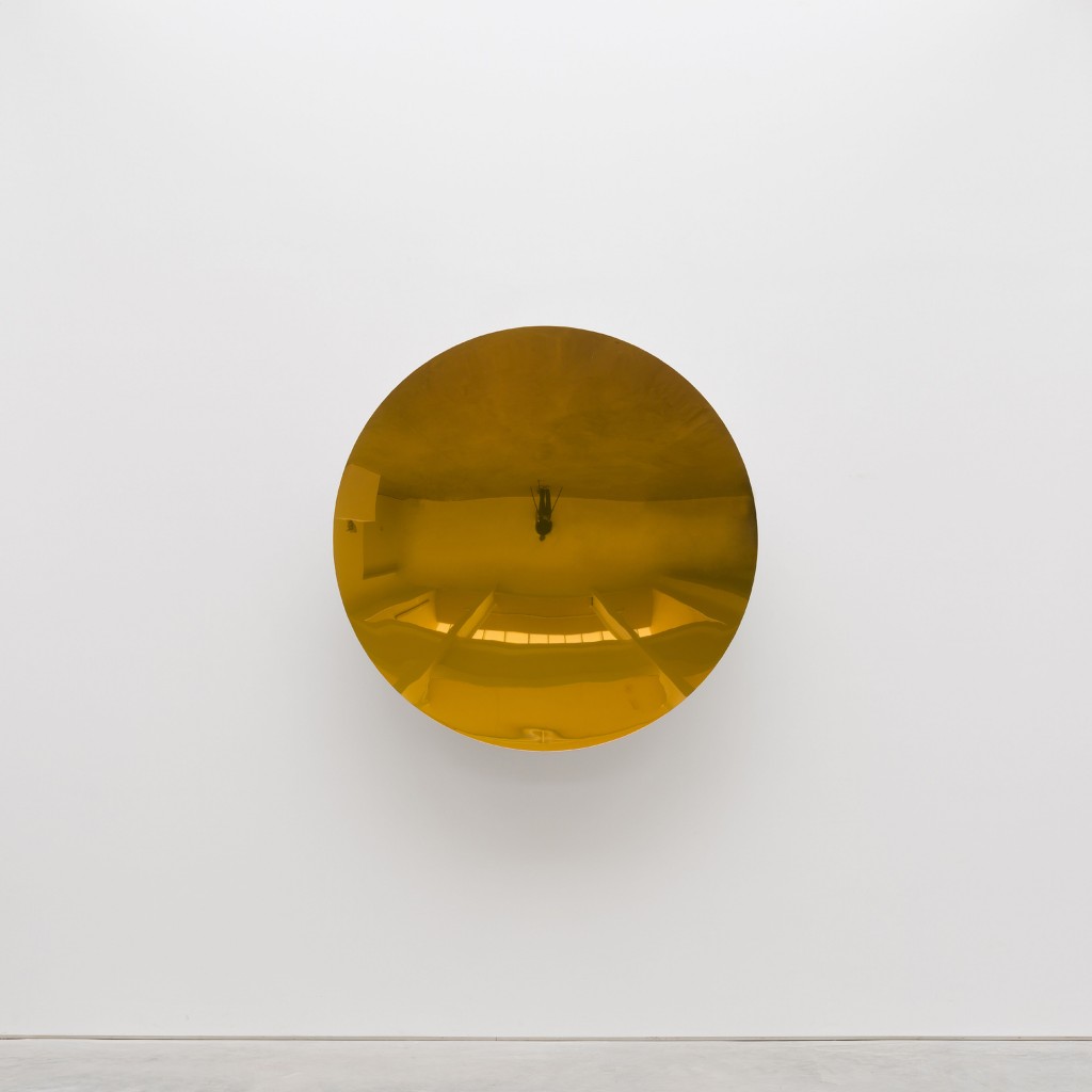 Anish Kapoor Untitled 2014 Stainless steel and lacquer 129  x 129 x 21,5  cm Courtesy GALLERIA CONTINUA, San Gimignano / Beijing / Le Moulin
