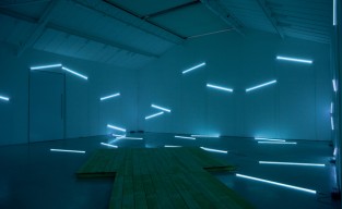 Francois Morellet, Pier and Ocean, 2014, Courtesy the artist and kamel mennour gallery for Beyond 2014