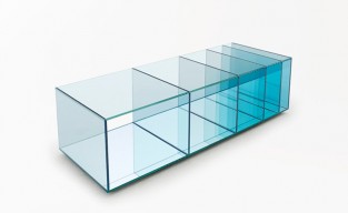 A deep sea low table by Nendo and Glas Italia
photo designboom.com