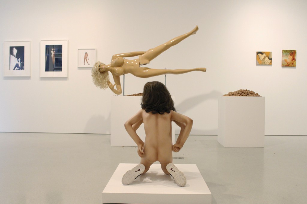 Installation view of Disturbing Innocence, 2014