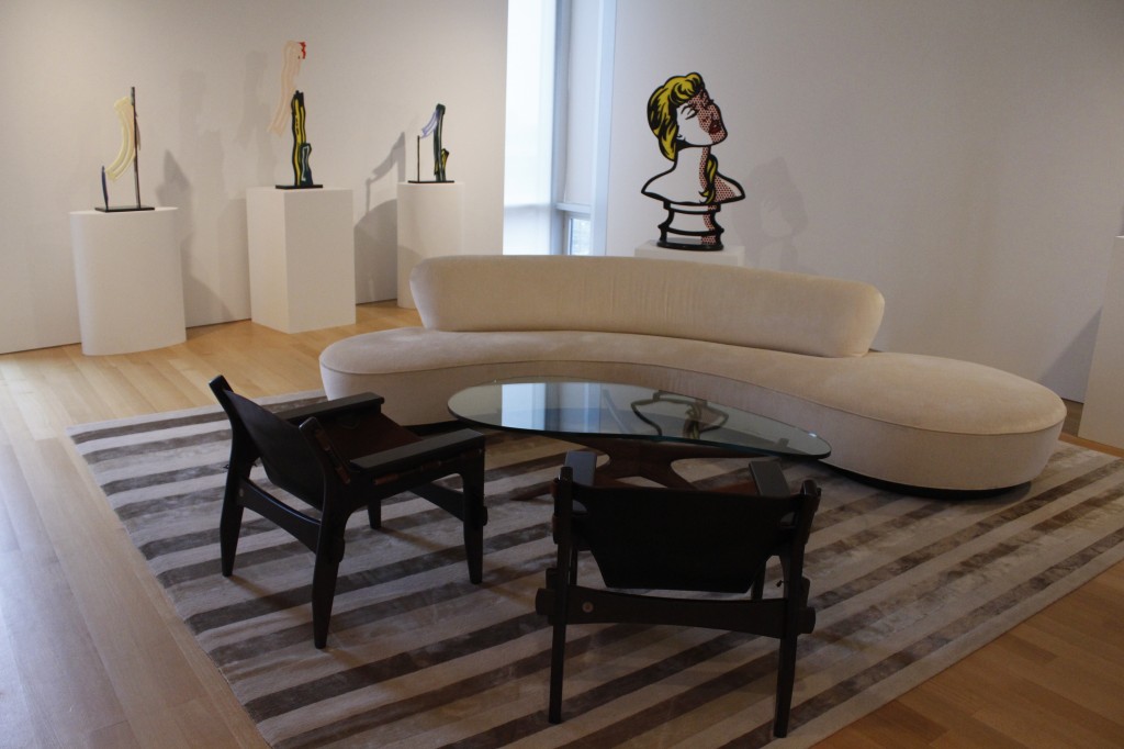 Installation view of Roy Lichtenstein: Intimate Sculptures, 2014 Photo by: Misha Sesar